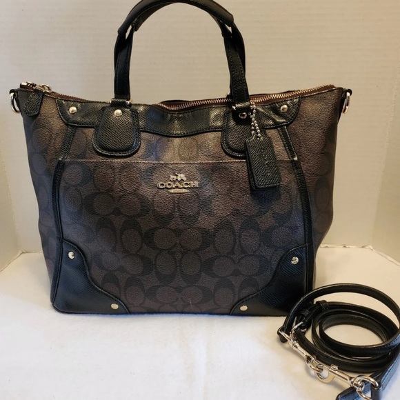Coach Handbags - Coach Mickie Handbag Monogram